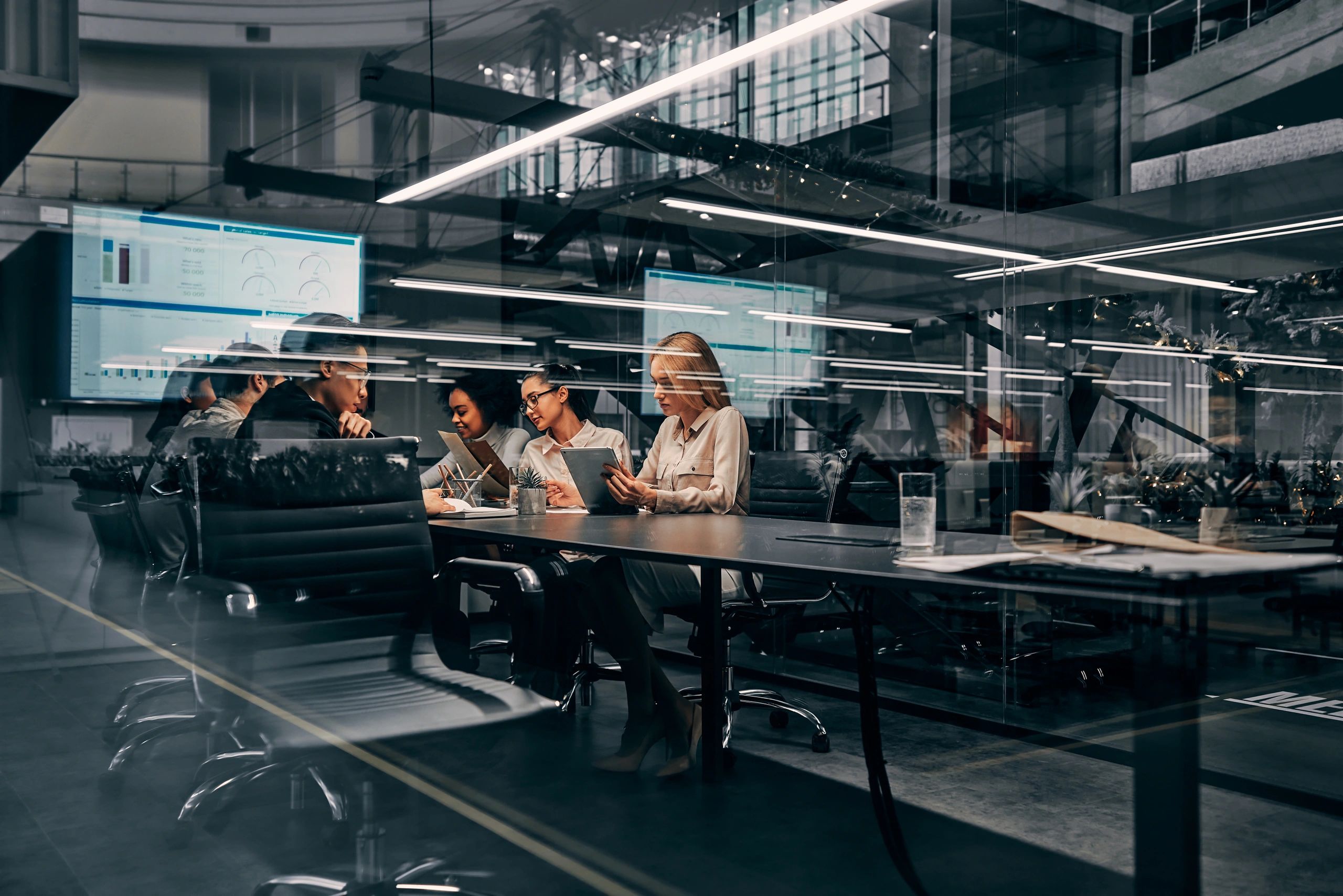 modern business consulting team